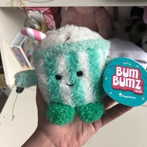 Bum Bumz SugarBumz Plush Cupcake - Mint & White